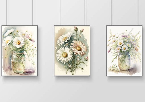 Daisy daisies flowers print - daisy,