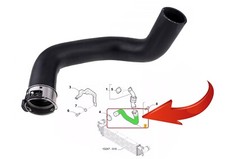 Intercooler Turbo Hose Pipe Rh