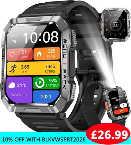 Military smart watch for - military,