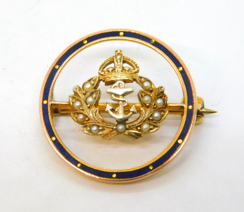 9ct gold black enamel seed - black,