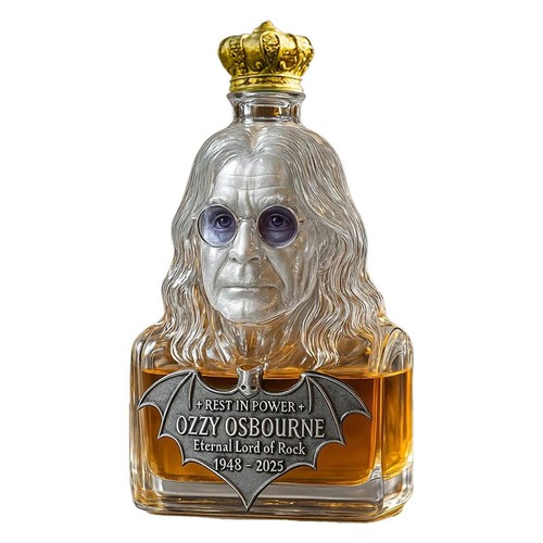 Ozzy whiskey bottle osbourne - ozzy,
