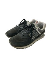 New Balance 574 Suede Trainers Dark Grey/Pink U574PX2 Comfortable Sneakers - UK9