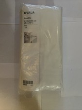IKEA Dvala White Fitted Sheet 100% Double