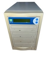 W Y-tron DVD-319, White, 4 USB ports, 4 disc Drives, CD duplicator