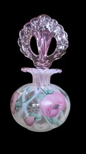 Fenton Iridized Perfume Bottle