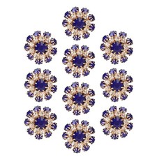 10Pcs Rhinestones Button