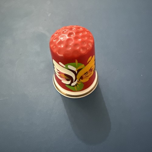 Hand painted thimble - painted,