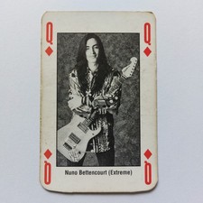 NUNO BETTENCOURT (Extreme) - Kerrang (King Of Metal) Playing Card From 1993