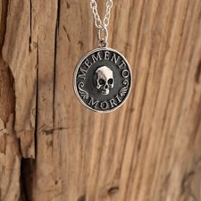 Memento Mori Skull  Pendant