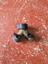 brass garden watering hose - tap 2 way splitter For Division Watering Plants 