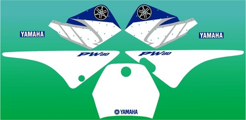 Yamaha pw80 blue factory - pw80, pw