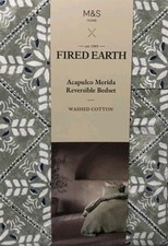 M&S Fired Earth Acapulco Merida Reversible Bedset King Size Duvet case only
