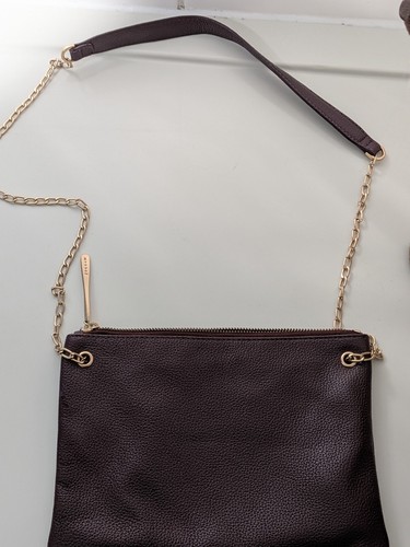 Stylish jigsaw plum leather - plum,