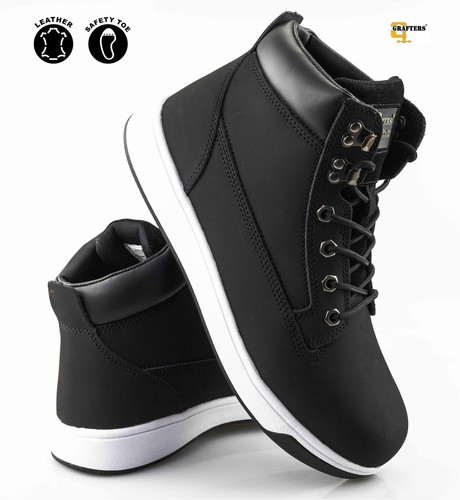 Womens leather safety steel - leather,