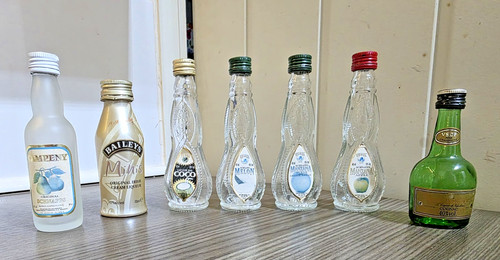 Vintage miniature bottles - 6,