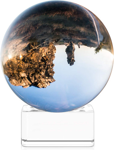 Crystal clear glass ball 60mm - crystal,