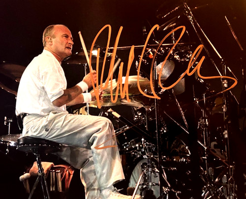 Phil collins signed - phil,
