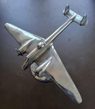 Metal Model Aircraft twin propellers assumed old and hand made from scrap metal