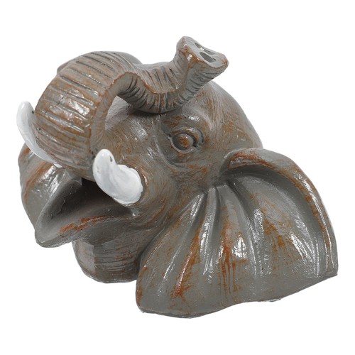 Resin elephant head fountain - resin,