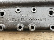 standard fordson N Low Compression Cylinder Head  Orange Model Original