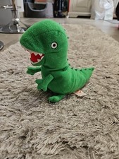 Mr Dinosaur Plush Beanie Soft Toy. Ty. Peppa Pig George. 7"