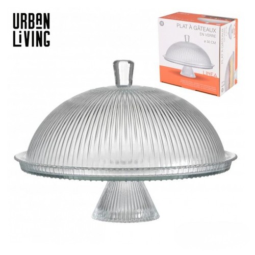 Glass cake stand with - glass,
