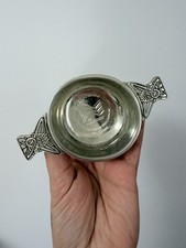 Scottish pewter quaich