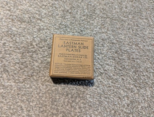 Eastman lantern slide - slide, plates