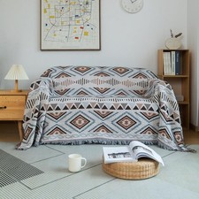 AMWAN Large Beige Couch Cover