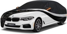 Weleyclore Car Cover Waterproof Breathable Large for Saloon,100% Waterproof Outd