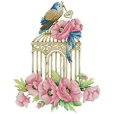 Bird Cage Cross Stitch Kit