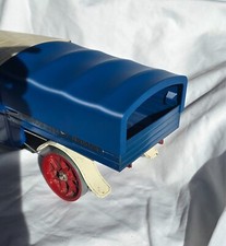 Open Back Blue Canvas Looking Canopy For Mamod SW1