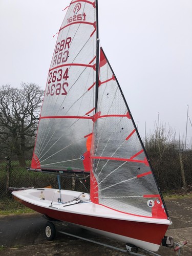 Tasar 2634 sailing dinghy.