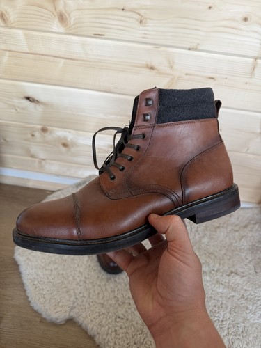 Zara men brown - brown, leather