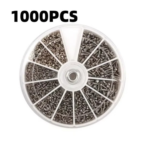 1000pcs set small - metal, nuts