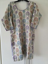 Cream & Lilac Punjabi Salwar