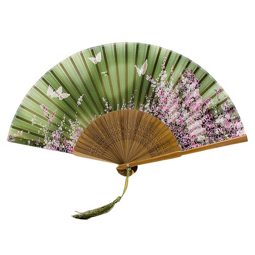 Oriental fan handheld bamboo - fan,