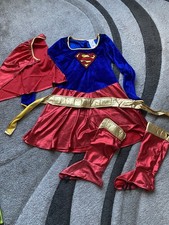 Girls Rubie’s size Large (8-10 years) supergirl fancy dress costume 