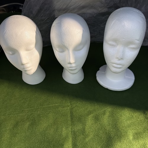 Lot styrofoam heads - 3,