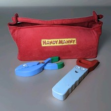 Handy Manny Soft Fabric Tool Box With 2 Wooden Tools - Disney Store Plush 