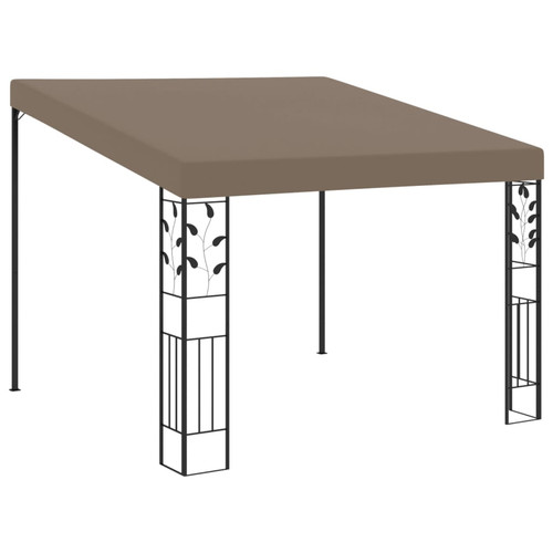 Wall mounted gazebo 3x3x2 - wall-mounted, 3x3x2.5m