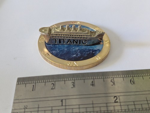 Titanic commemorative coin - titanic,