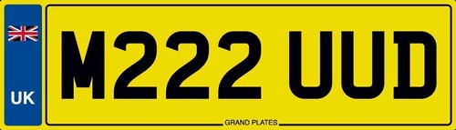 Dirt mud number - plate, m222