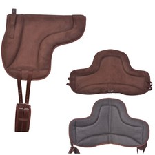 Brown suede synthetic pony pad