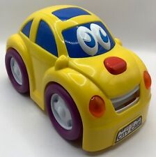 PUSH ALONG TOY CAR MEDIUM SIZED BUTTON PRESS SOUNDS BY JUGUETTOS
