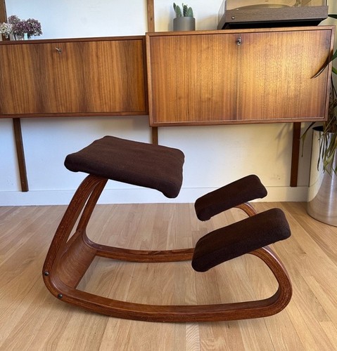 Varier brown kneeling chair - kneeling,