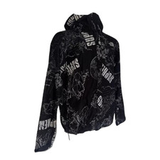 Supreme x The North Face Jacket Medium HyVent 2.5L Map Black Rare Waterproof