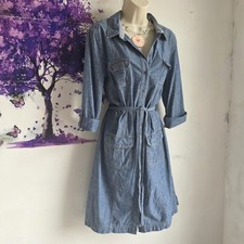 Denim cotton dress - cotton,
