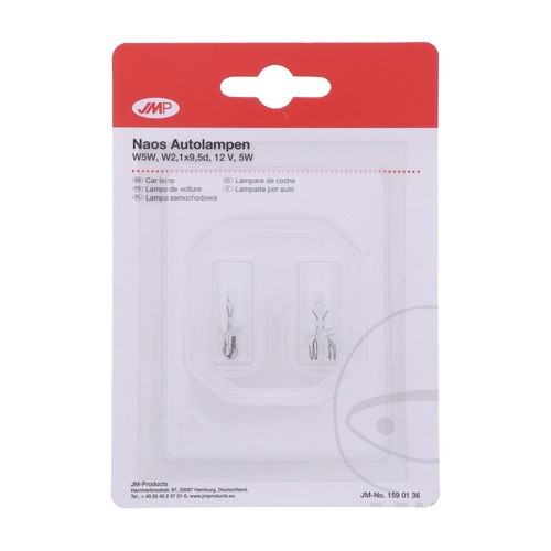 Jmp bulb 12v5w 1x9 5d - bulb, w2.1x9.5d