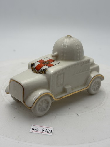 Crested china ww1 armoured car - crested,